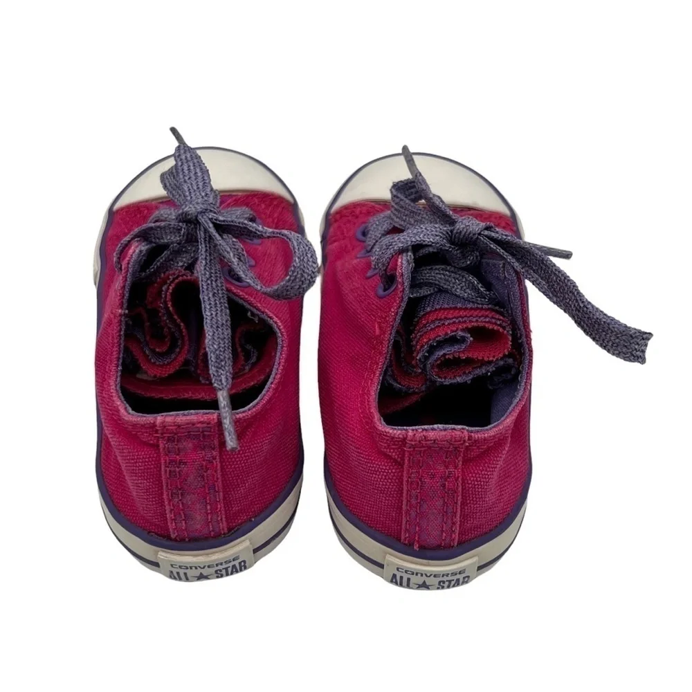 Converse All Star Pink Purple Sneakers Size 8 Toddler Girl’s